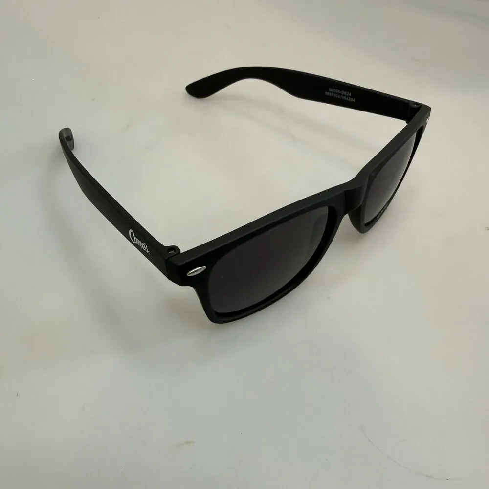 Raising Canes 80s Retro Classic Sunglasses Black Matte Finish UV400 NEW